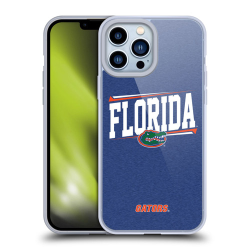 University Of Florida UF University Of Florida Double Bar Soft Gel Case for Apple iPhone 13 Pro Max