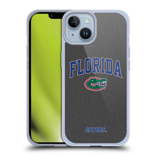 University Of Florida UF University Of Florida Campus Logotype Soft Gel Case for Apple iPhone 14