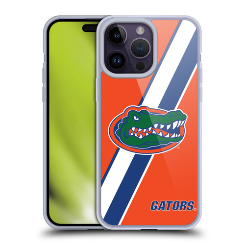 University Of Florida UF University Of Florida Stripes Soft Gel Case for Apple iPhone 14 Pro Max