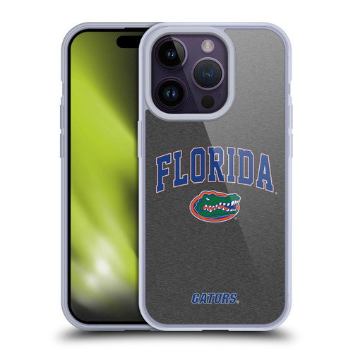 University Of Florida UF University Of Florida Campus Logotype Soft Gel Case for Apple iPhone 14 Pro
