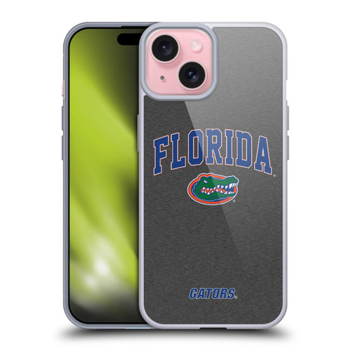 University Of Florida UF University Of Florida Campus Logotype Soft Gel Case for Apple iPhone 15