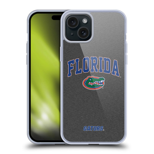 University Of Florida UF University Of Florida Campus Logotype Soft Gel Case for Apple iPhone 15 Plus