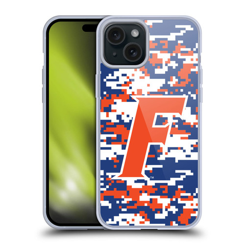 University Of Florida UF University Of Florida Digital Camouflage Soft Gel Case for Apple iPhone 15 Plus
