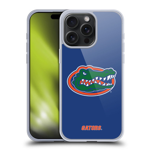 University Of Florida UF University Of Florida Plain Soft Gel Case for Apple iPhone 15 Pro Max