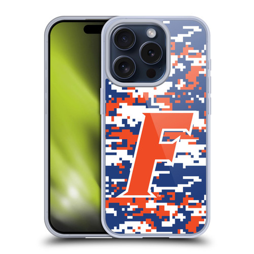 University Of Florida UF University Of Florida Digital Camouflage Soft Gel Case for Apple iPhone 15 Pro