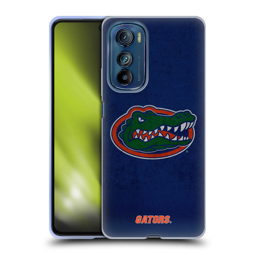 University Of Florida UF University Of Florida Distressed Look Soft Gel Case for Motorola Edge 30