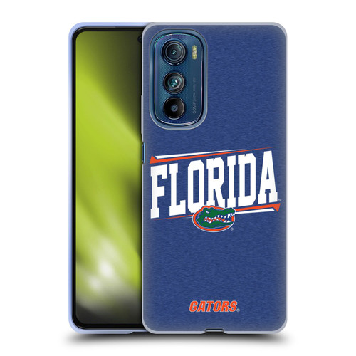 University Of Florida UF University Of Florida Double Bar Soft Gel Case for Motorola Edge 30