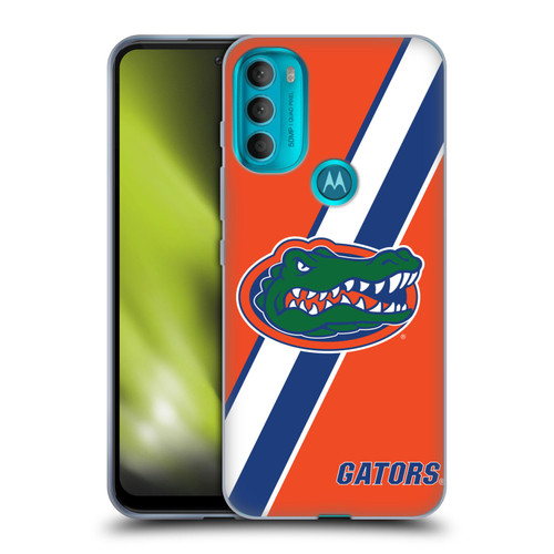 University Of Florida UF University Of Florida Stripes Soft Gel Case for Motorola Moto G71 5G