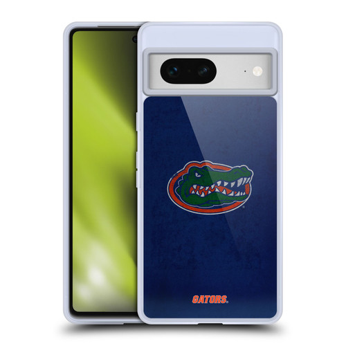 University Of Florida UF University Of Florida Distressed Look Soft Gel Case for Google Pixel 7