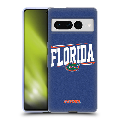 University Of Florida UF University Of Florida Double Bar Soft Gel Case for Google Pixel 7 Pro