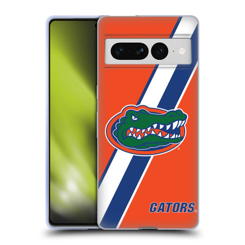 University Of Florida UF University Of Florida Stripes Soft Gel Case for Google Pixel 7 Pro