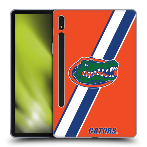 University Of Florida UF University Of Florida Stripes Soft Gel Case for Samsung Galaxy Tab S8