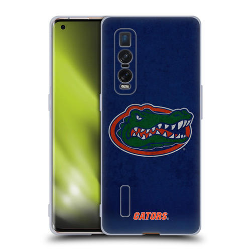 University Of Florida UF University Of Florida Distressed Look Soft Gel Case for OPPO Find X2 Pro 5G