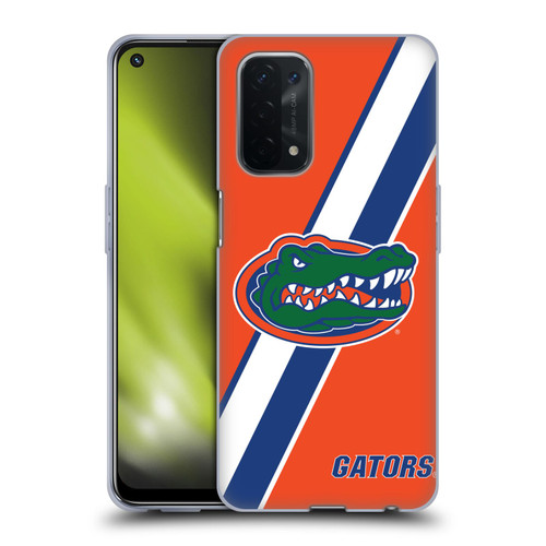 University Of Florida UF University Of Florida Stripes Soft Gel Case for OPPO A54 5G