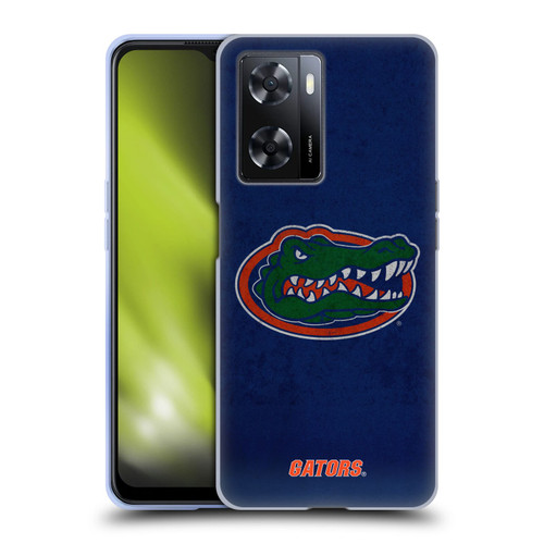 University Of Florida UF University Of Florida Distressed Look Soft Gel Case for OPPO A57s
