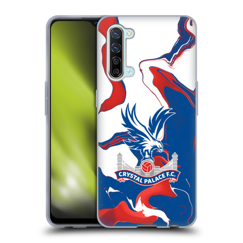 Crystal Palace FC Crest Marble Soft Gel Case for OPPO Find X2 Lite 5G