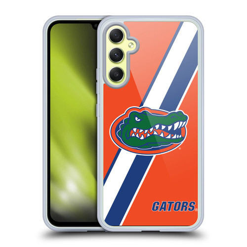 University Of Florida UF University Of Florida Stripes Soft Gel Case for Samsung Galaxy A34 5G