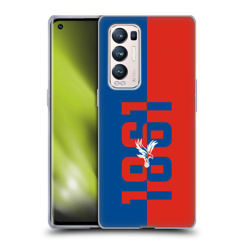 Crystal Palace FC Crest 1861 Soft Gel Case for OPPO Find X3 Neo / Reno5 Pro+ 5G