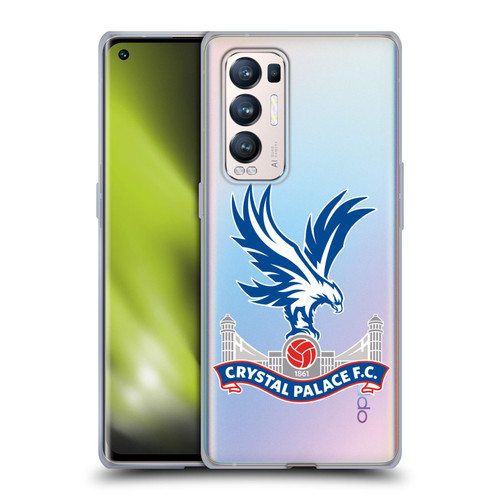 Crystal Palace FC Crest Eagle Soft Gel Case for OPPO Find X3 Neo / Reno5 Pro+ 5G