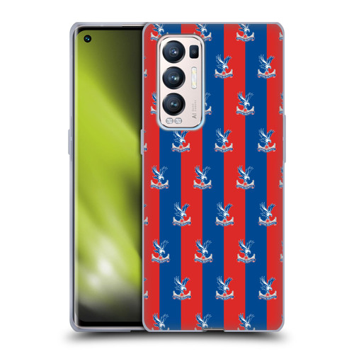 Crystal Palace FC Crest Pattern Soft Gel Case for OPPO Find X3 Neo / Reno5 Pro+ 5G