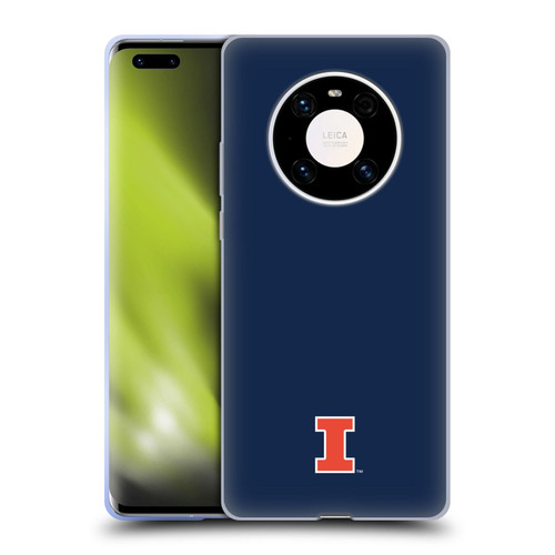 University Of Illinois U Of I University Of Illinois Fighting Illini Soft Gel Case for Huawei Mate 40 Pro 5G