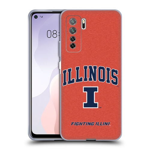 University Of Illinois U Of I University Of Illinois Campus Logotype Soft Gel Case for Huawei Nova 7 SE/P40 Lite 5G