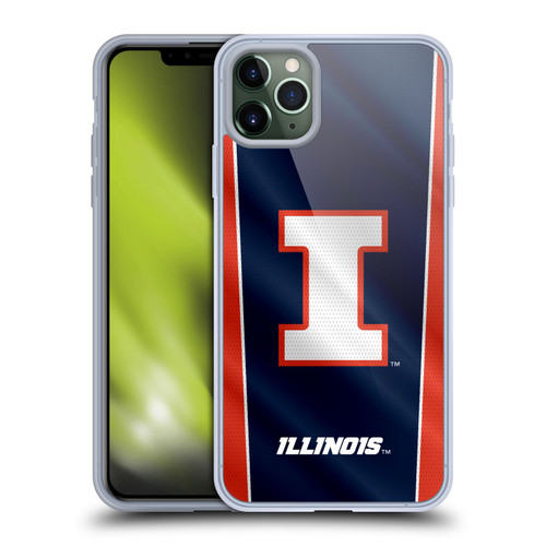 University Of Illinois U Of I University Of Illinois Banner Soft Gel Case for Apple iPhone 11 Pro Max