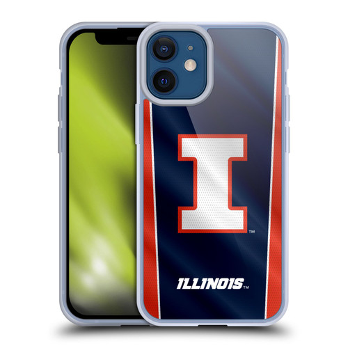 University Of Illinois U Of I University Of Illinois Banner Soft Gel Case for Apple iPhone 12 Mini