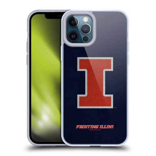 University Of Illinois U Of I University Of Illinois Distressed Look Soft Gel Case for Apple iPhone 12 Pro Max