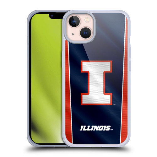 University Of Illinois U Of I University Of Illinois Banner Soft Gel Case for Apple iPhone 13