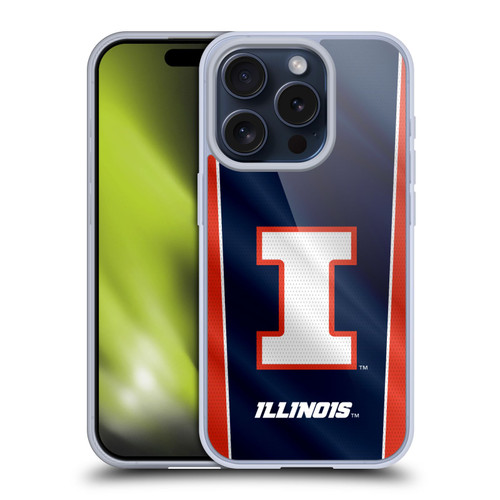 University Of Illinois U Of I University Of Illinois Banner Soft Gel Case for Apple iPhone 15 Pro