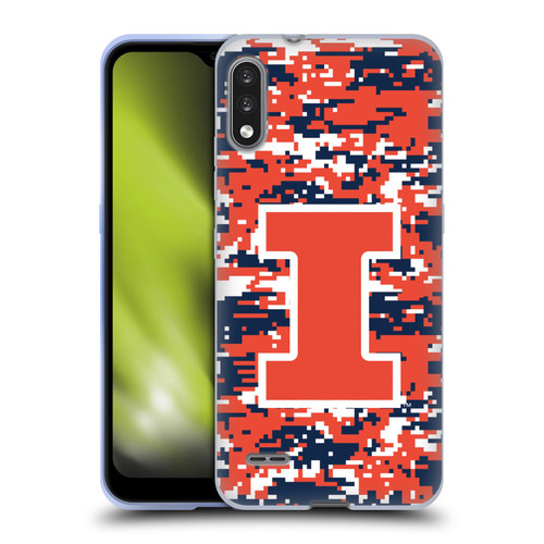 University Of Illinois U Of I University Of Illinois Digital Camouflage Soft Gel Case for LG K22