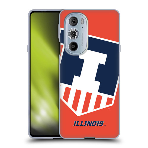 University Of Illinois U Of I University Of Illinois Oversized Icon Soft Gel Case for Motorola Edge X30