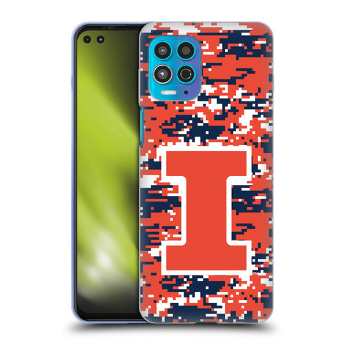 University Of Illinois U Of I University Of Illinois Digital Camouflage Soft Gel Case for Motorola Moto G100