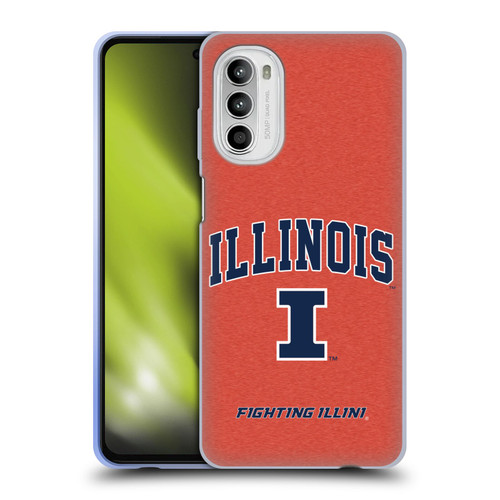 University Of Illinois U Of I University Of Illinois Campus Logotype Soft Gel Case for Motorola Moto G52