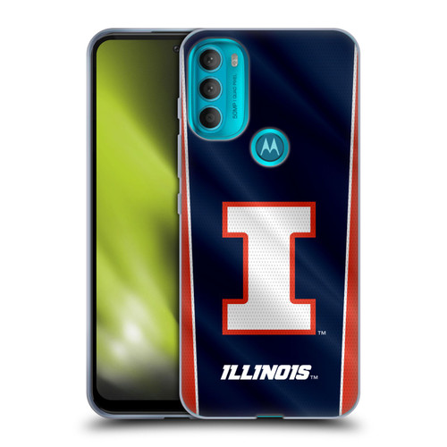 University Of Illinois U Of I University Of Illinois Banner Soft Gel Case for Motorola Moto G71 5G