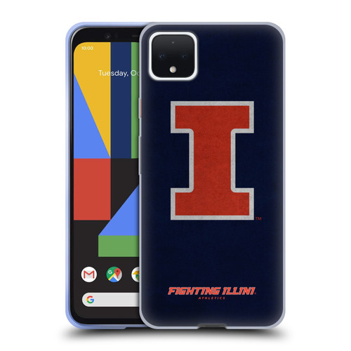 University Of Illinois U Of I University Of Illinois Distressed Look Soft Gel Case for Google Pixel 4 XL