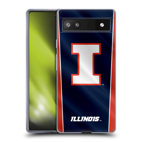 University Of Illinois U Of I University Of Illinois Banner Soft Gel Case for Google Pixel 6a