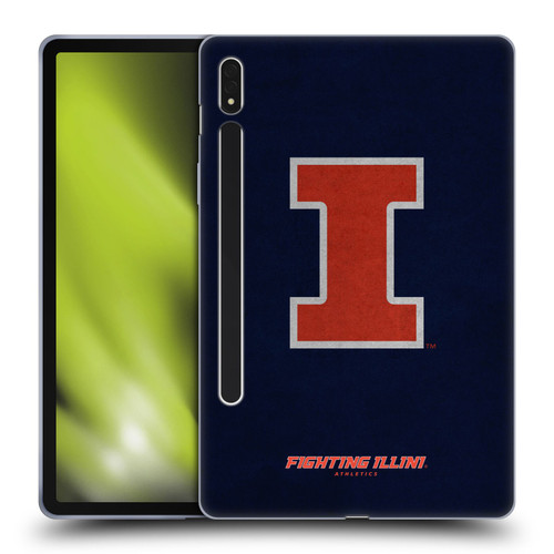 University Of Illinois U Of I University Of Illinois Distressed Look Soft Gel Case for Samsung Galaxy Tab S8