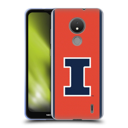 University Of Illinois U Of I University Of Illinois Football Jersey Soft Gel Case for Nokia C21