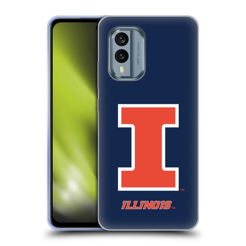 University Of Illinois U Of I University Of Illinois Plain Soft Gel Case for Nokia X30