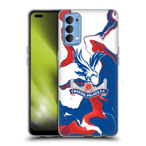 Crystal Palace FC Crest Marble Soft Gel Case for OPPO Reno 4 5G