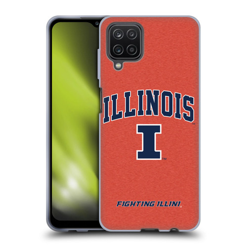 University Of Illinois U Of I University Of Illinois Campus Logotype Soft Gel Case for Samsung Galaxy A12 (2020)