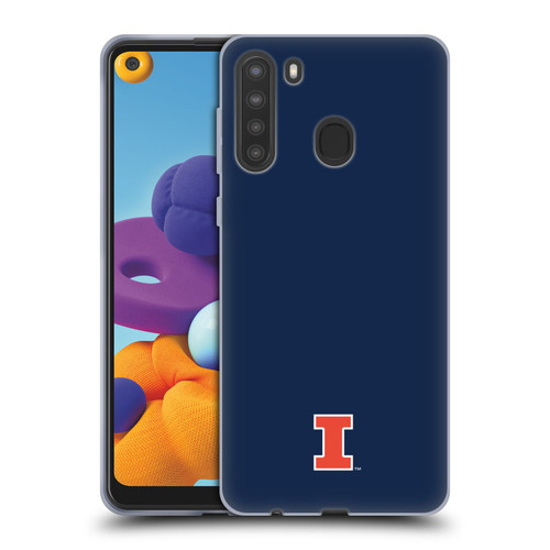 University Of Illinois U Of I University Of Illinois Fighting Illini Soft Gel Case for Samsung Galaxy A21 (2020)