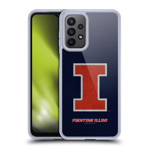 University Of Illinois U Of I University Of Illinois Distressed Look Soft Gel Case for Samsung Galaxy A23 / 5G (2022)