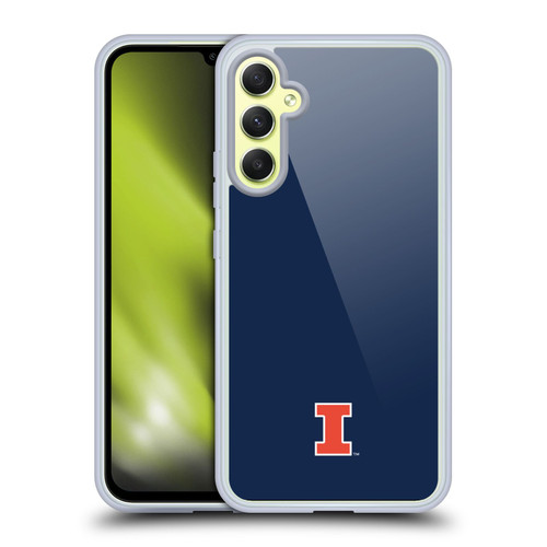 University Of Illinois U Of I University Of Illinois Fighting Illini Soft Gel Case for Samsung Galaxy A34 5G