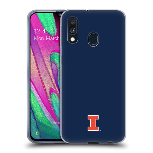 University Of Illinois U Of I University Of Illinois Fighting Illini Soft Gel Case for Samsung Galaxy A40 (2019)