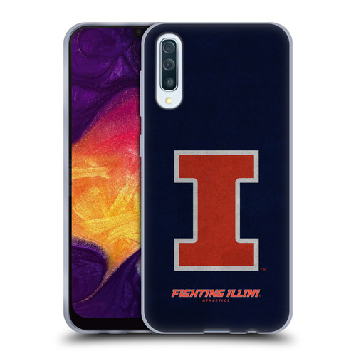 University Of Illinois U Of I University Of Illinois Distressed Look Soft Gel Case for Samsung Galaxy A50/A30s (2019)