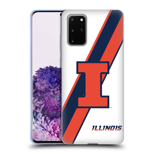 University Of Illinois U Of I University Of Illinois Stripes Soft Gel Case for Samsung Galaxy S20+ / S20+ 5G