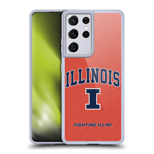 University Of Illinois U Of I University Of Illinois Campus Logotype Soft Gel Case for Samsung Galaxy S21 Ultra 5G